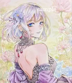 手描きイラスト 薔薇水晶 ローゼンメイデン アナログイラスト - メルカリ