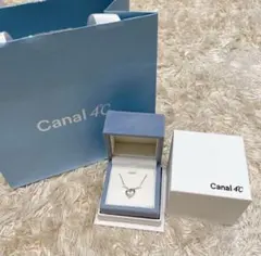 新品 未使用❣️Canal4°C ハート型 ネックレス シルバー