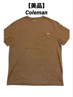 【新品】Coleman ポケット付きTシャツ ブラウン