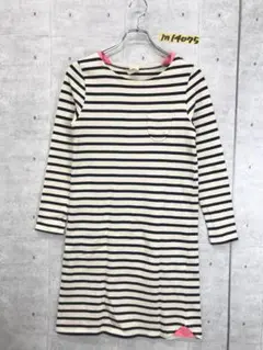 美品！FIG LONDON ロンTワンピース ボーダー 長袖 アクセントカラー