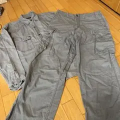 メンズ デニムカーゴパンツ