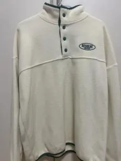 レディース ハーフジップ フリースジャケット クリーム色 INGNI