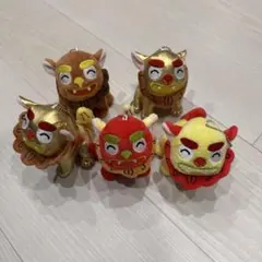 シーサー ぬいぐるみ マスコット 5種セット