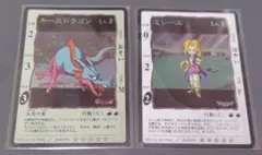 ドラゴンクエスト　カードゲーム　プロモーションカード　キースドラゴン＆ミレーユ