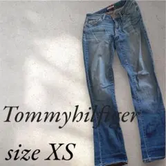 即発送可/XSサイズ/TOMMYHILFIGER/ストレートデニム