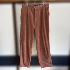 GU コーデュロイ ワイドパンツ Sサイズ ブラウン
