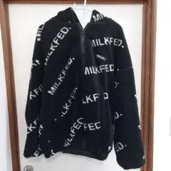 MILKFED. ボアジャケット ブラック