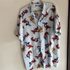 Disney ミッキーマウス アロハシャツ L