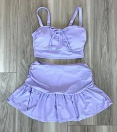 紫 パープル セパレート水着 Ｌサイズ