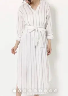 ♡新品♡ ローズティアラ　シャツワンピース　ストライプ