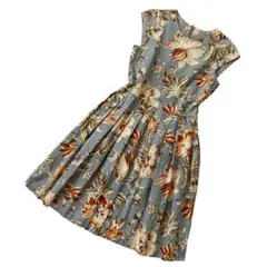 美品 Lois CRAYON ロイスクレヨン 花柄 ワンピース M コットンのサムネイル