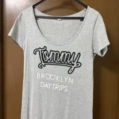 TOMMY ロングワンピース M グレー