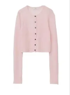 CLANE SHEER ROLLED EDGE KNIT CARDIGAN