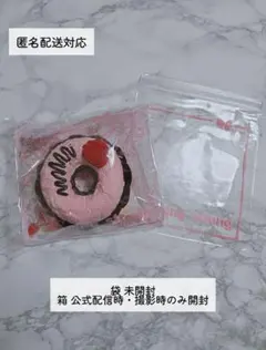 未使用品♡ 文清 ドーナツ いちごチョコ スクイーズ
