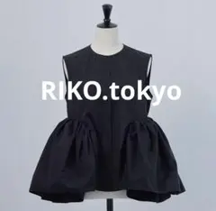 RIKO.tokyo 美品 Meringue blouse ブラック