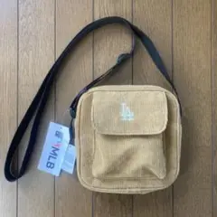 MLB LAロゴ コーデュロイショルダーバッグ