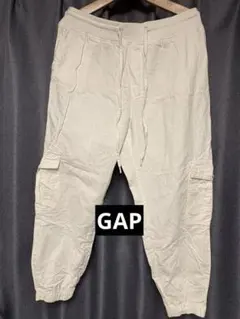 GAP ギャップ カーゴジョガーパンツ Lサイズ ホワイト 白