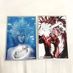 嘘喰い 斑目貘 くじメイト 原画展 缶バッジ ポストカード 限定 夜行 嘘喰い 斑目貘 くじメイト 原画展 缶バッジ ポストカード 限定 夜行