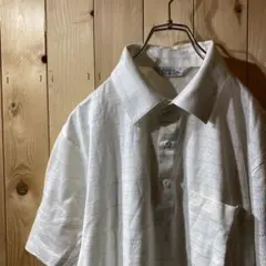 ss3788 アーノルドパーマー 半袖ポロシャツ 白 ボーダー L