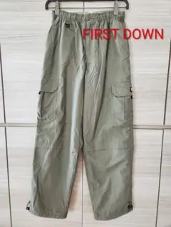 ヴィンテージ FIRST DOWN 冬用カーゴパンツ 防寒　あったか裏地付き