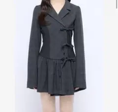 WAIST TUCK TAILOR ジャケット ネイビー ストライプ 完売品！ - メルカリ
