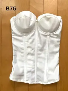 ホワイト コルセット B75