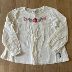 ボブソン　花刺繍　ロンT 110