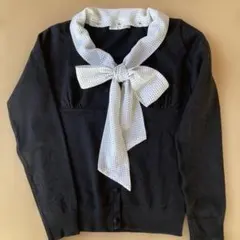 Angel Rose ニットセーター　リボン取外し可能　黒　M