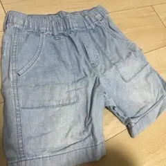 デニムハーフパンツ ライトブルー