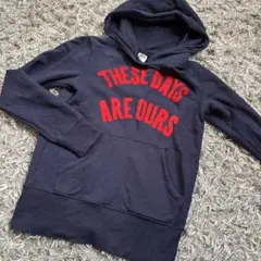 【UNIQLO× ALPHABETBAGS】パーカートレーナー sフロッキーロゴ