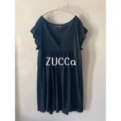 ZUCCa Ｖネック ギャザー ピンタック カットソー ブラウス チュニックのサムネイル