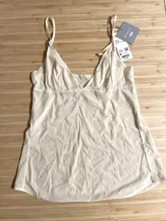 新品タグ付き☆UNIQLOユニクロ×マメクロゴウチ☆シアーキャミソール☆M