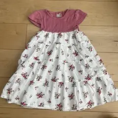 美品☆petit main 半袖ワンピース 100サイズ