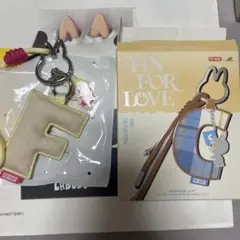 ラブブ　PIN FOR LOVE アルファベット　ペンダント　チャーム　F