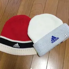 adidas ニット帽　2個セット