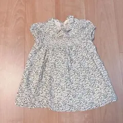 bonpoint パブロペッパー　フラワープリント スモックドレス 18m