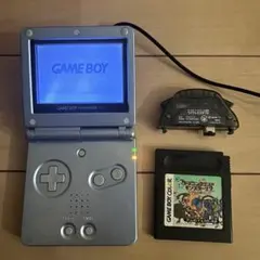 【ジャンク品・本体ソフト動作確認済】ゲームボーイアドバンスSP ブルー