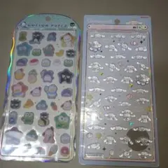 ボンボンドロップシールミニ　コットンPUFFYシール　まとめ売り