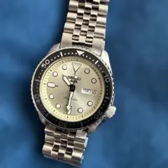 SEIKO 5 自動巻きダイバーズウォッチ シルバー