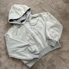 Lovetoxic ライトグレー パーカー S 裏起毛