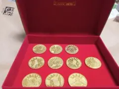いろはす みかん×ONE PIECE 限定ゴールドメダルバッジコンプリートセット