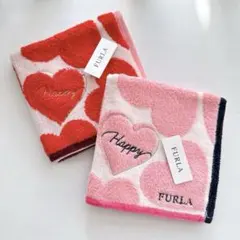 【 新品 未使用 】 FURLA フルラ タオルハンカチ 2枚セット ⑤