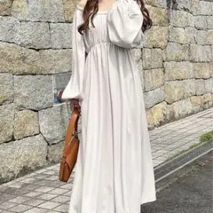 ロングワンピース　オフショル　ルエレ　louere