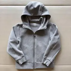 UNIQLO グレー フルジップパーカー 130 キッズ