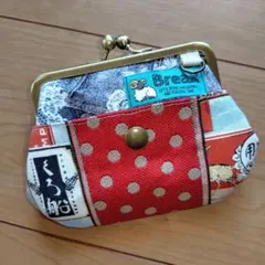 ☆sale☆親子がま口財布/ぷっくりポケット付き