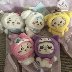 ちいかわサンリオ マスコットホルダー　5種セット
