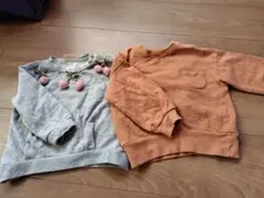 90サイズ　トレーナー　女の子　起毛なし