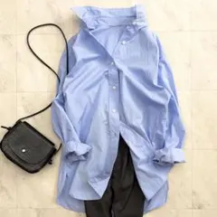 新品タグ付き✨23SS クチュールドアダム オーバーサイズシャンブレー