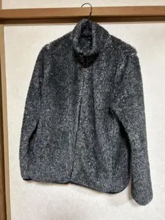 限定1点‼️ UNIQLO ボアフリースジャケット グレー
