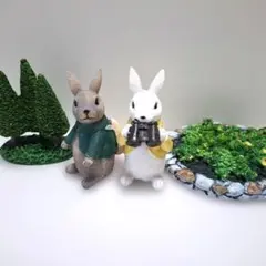 【即購入OK】ヴィンテージ ウサギ 置物 インテリア小物